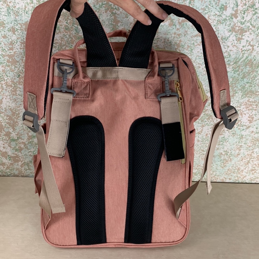 Brand new-Hotbest Diaper Backpack, Changing Area/Mat, Lots of pockets! - Picture 2 of 14